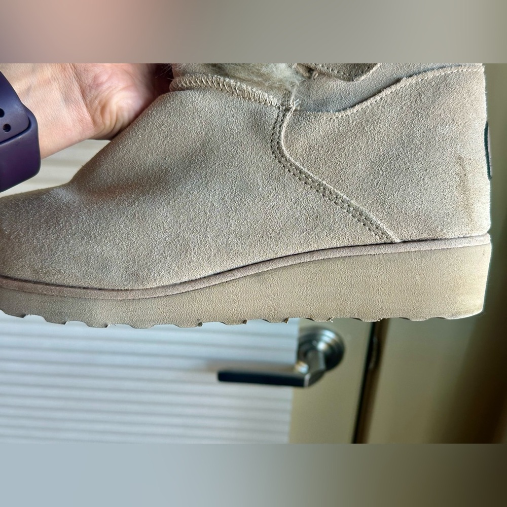 BearPaw Cream Fur-Trimmed Winter Boots - Picture 11 of 11